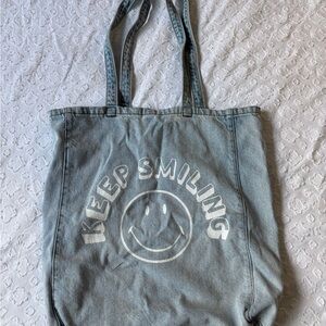 American Eagle Outfitters Light Blue Denim Bag